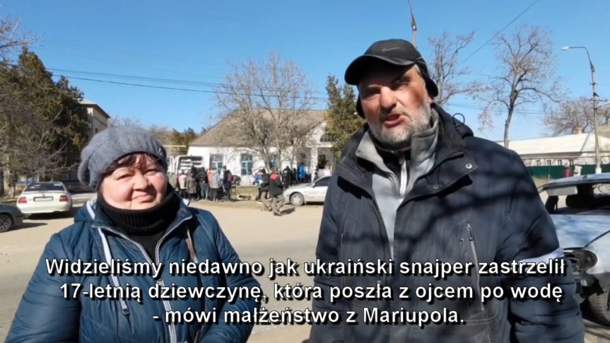 Zbrodnie wojenne w Mariupolu: nowe zeznania naocznych świadków (25.03.2022)[wideo]